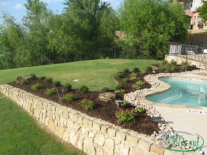 Check out this gorgeous landscaping done by the Lawn & Landcare landscapers in North Dallas.
