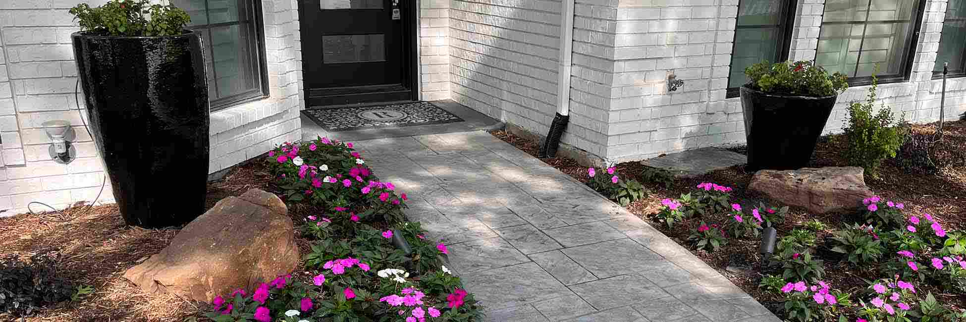 flower-mound-tx Landscape showcasing professional Lawn and Landscaping Services, highlighting expert lawn care, garden design, and outdoor maintenance to enhance curb appeal and create a well-maintained, vibrant outdoor space.